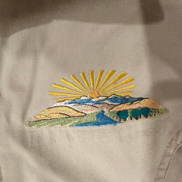 Dunbrooke Women's Cream and Tan Jacket - Picture 4 of 4